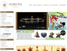 Tablet Screenshot of floratea.co.uk